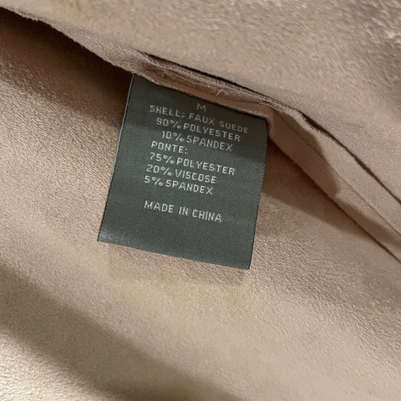 Bagatelle faux suede drape blazer jacket - Picture 7 of 7